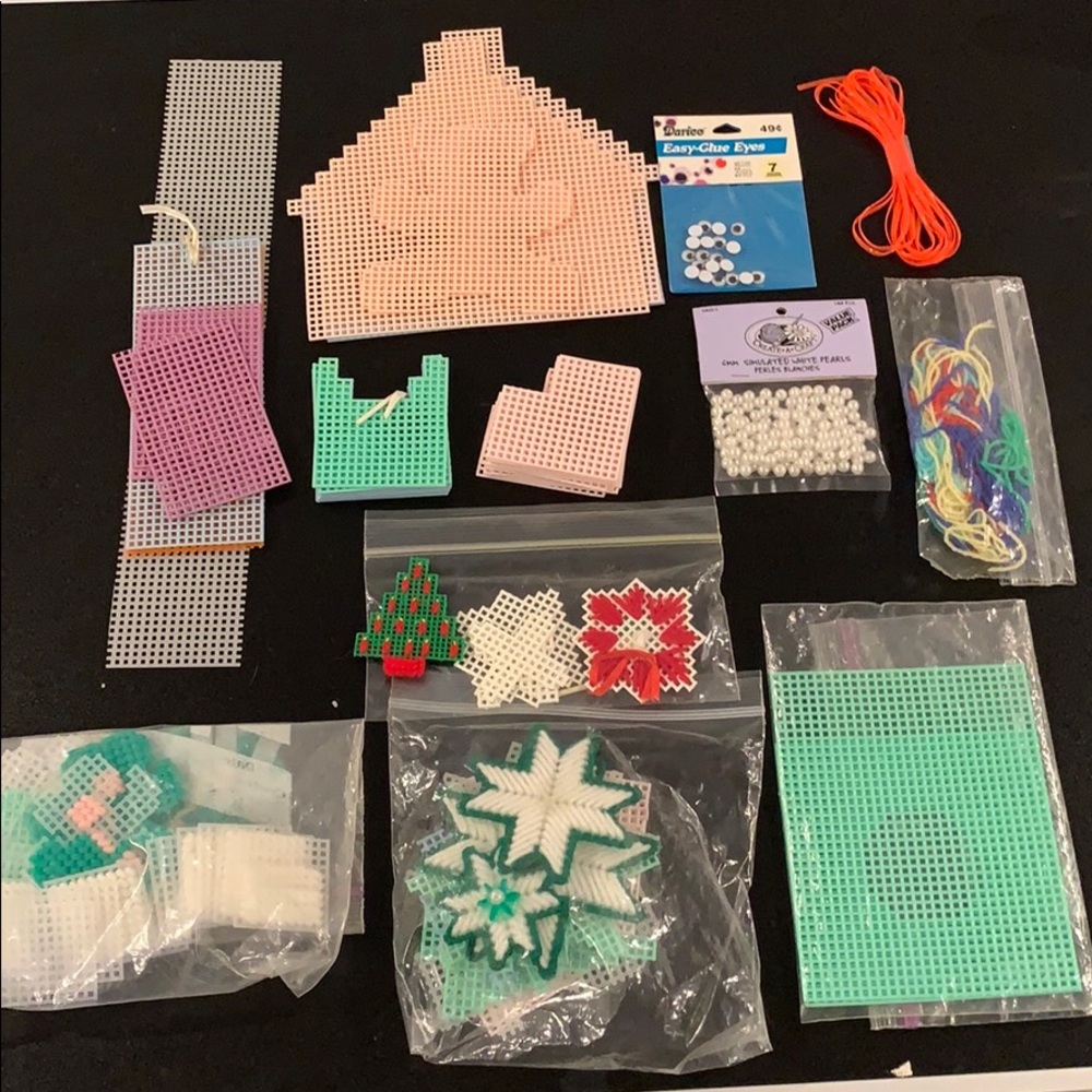 Plastic canvas shapes